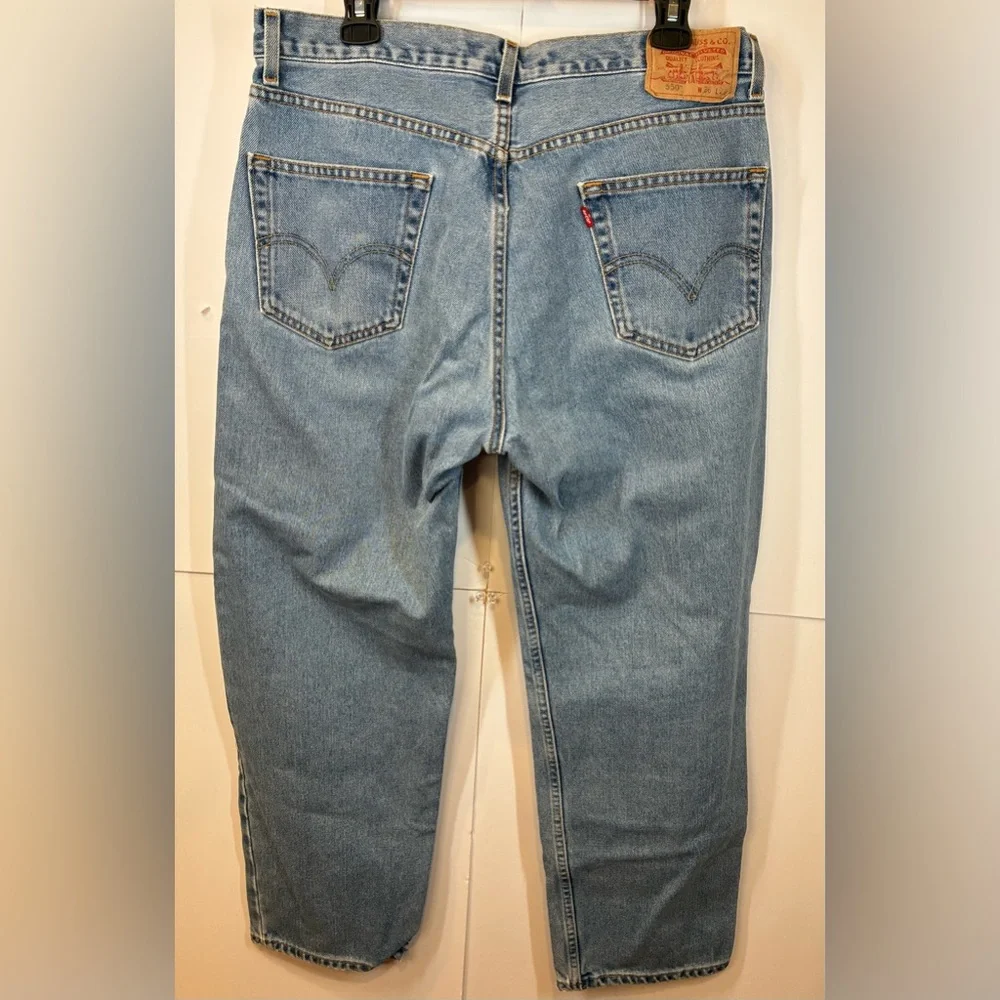Levi's 550 Relaxed Fit Jeans Men’s 36x29 Light Wash Denim Classic
